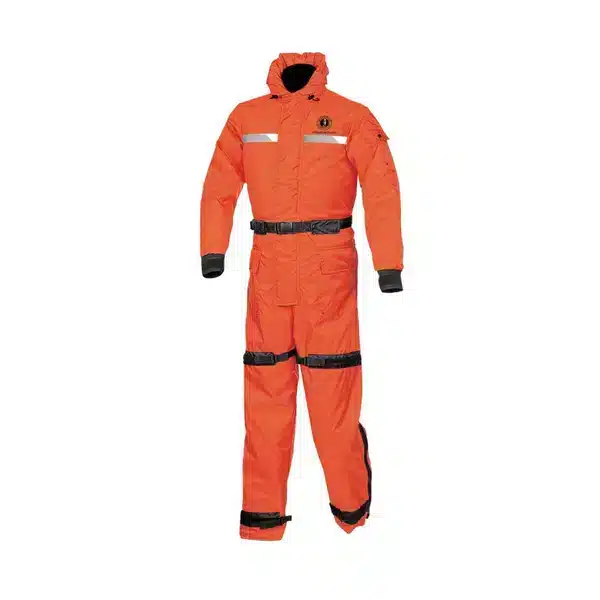 mustang survival integrity deluxe floating suit ms 195 orange