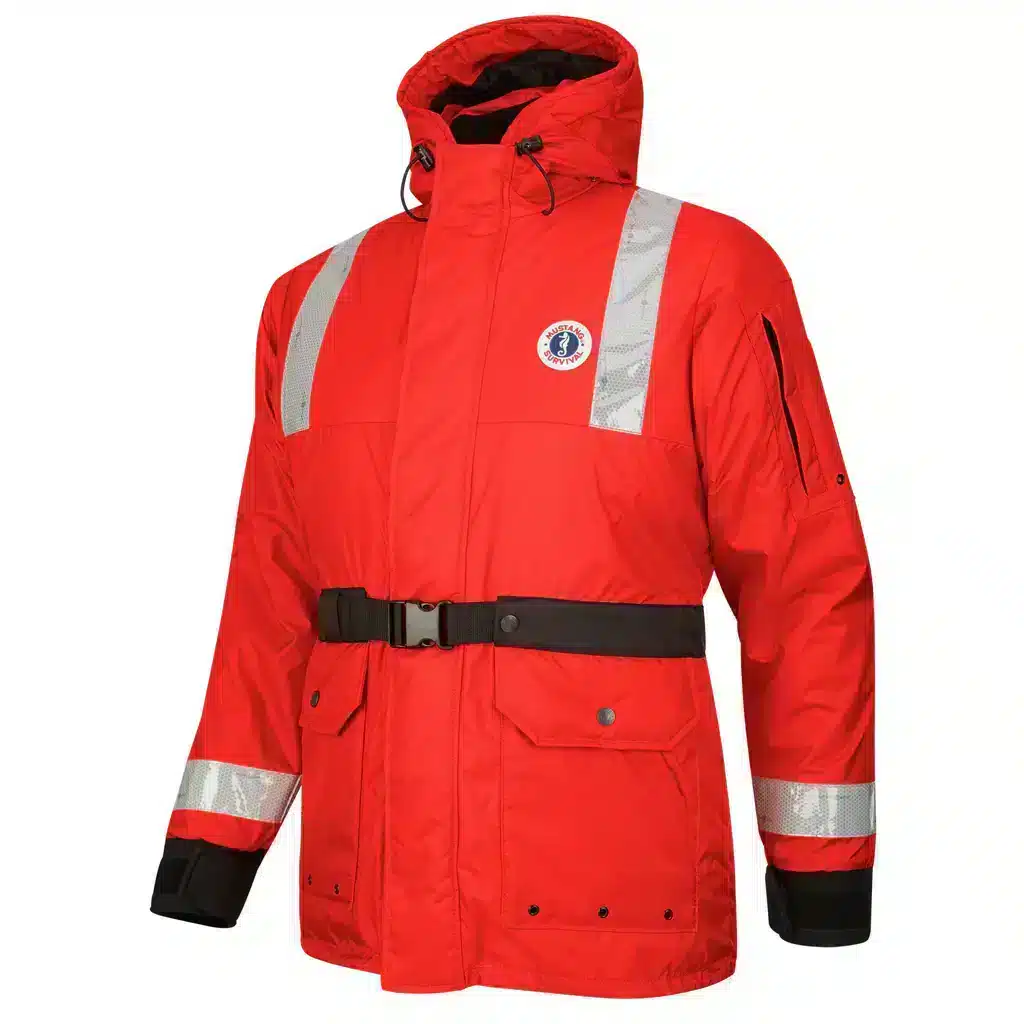 mustang survival thermosystem plus flotation coat mc1536 red 5