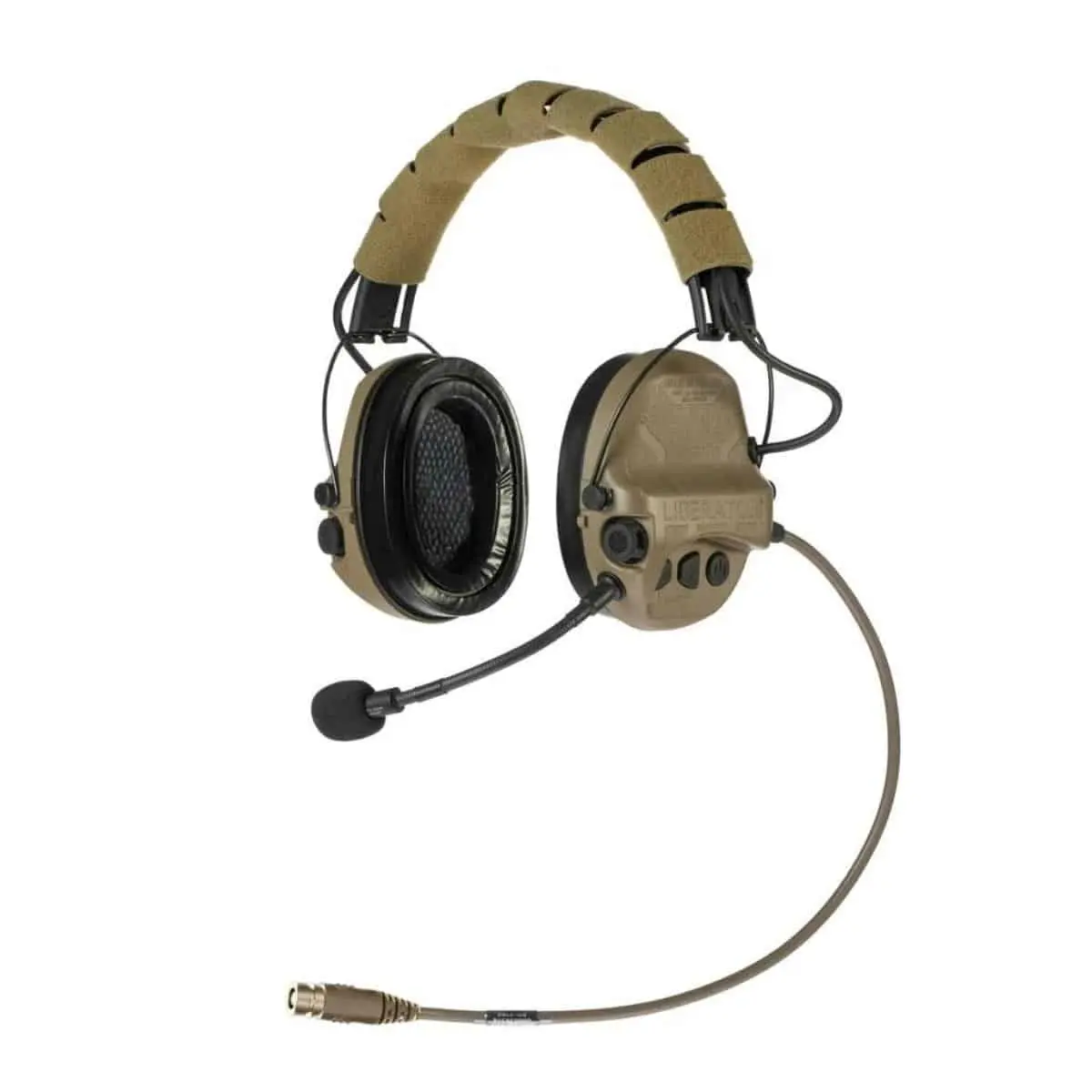 tci liberator v advanced dual comm headset only with hearing protection 2